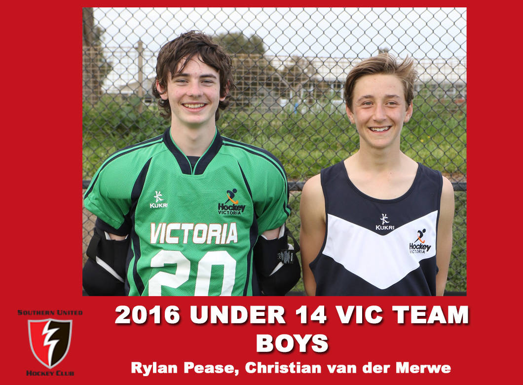 2016 Junior Vic Under 14 Vic Boys