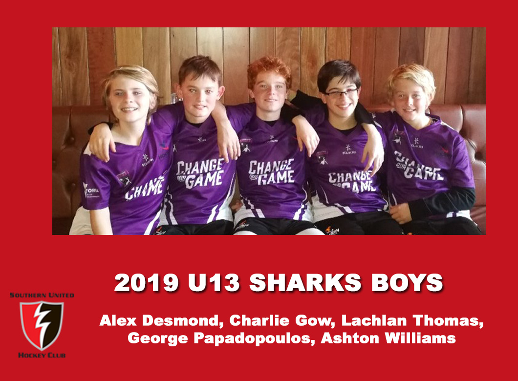 2019 Junior Sharks Under 13 Boys