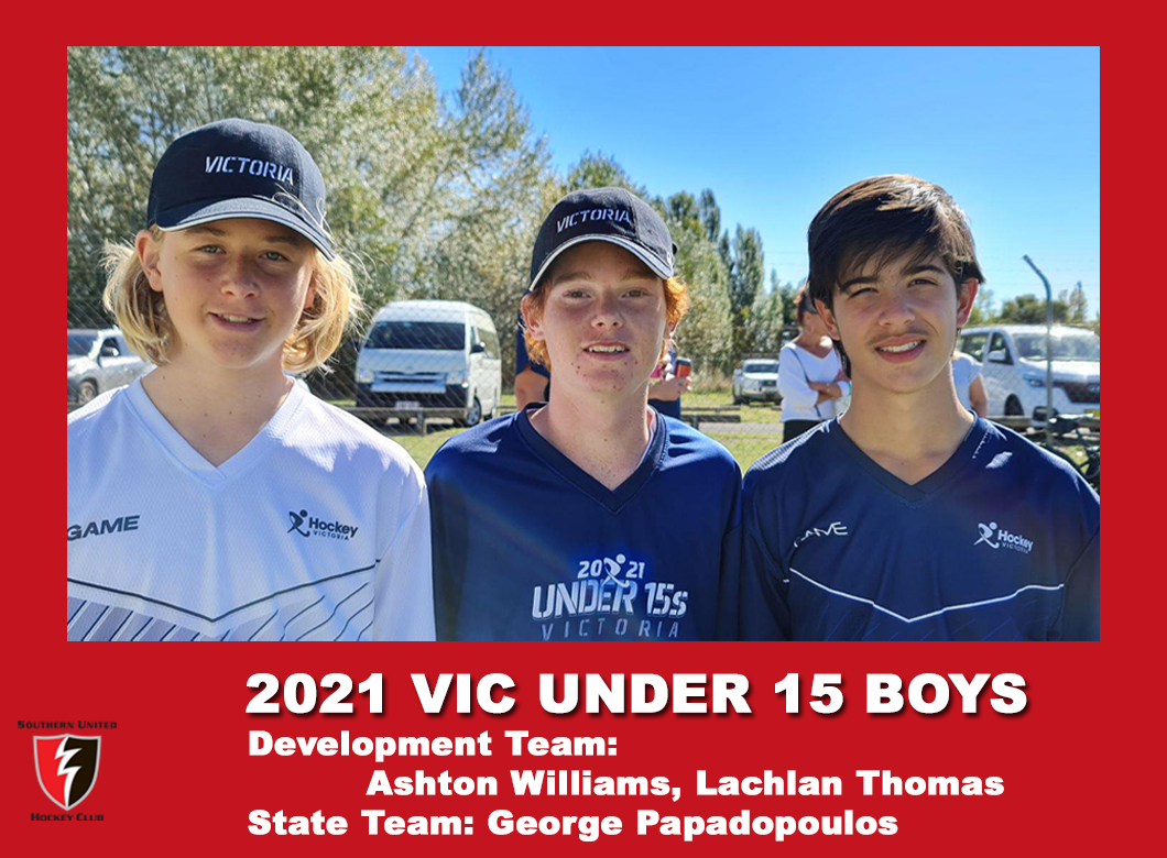 2021 Junior Vic  Under 15 Boys