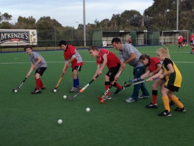 Jamie Dwyer coaching clinic at Southern.