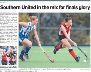 Southern United in the mix for finals glory
