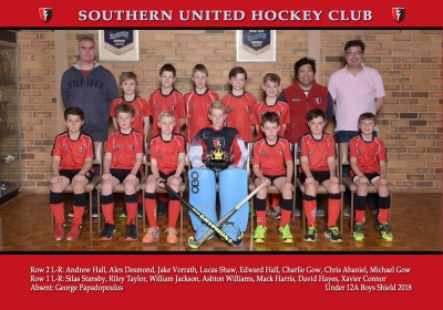 UNDER 12A BOYS SHIELD