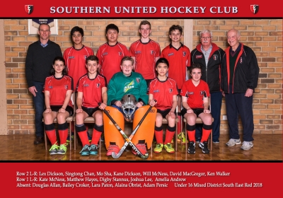 UNDER 16 MIXED DISTRICT SOUTH EAST RED