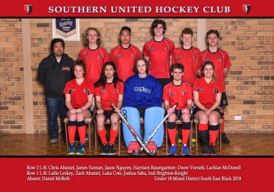 UNDER 18 MIXED DISTRICT SOUTH EAST BLACK