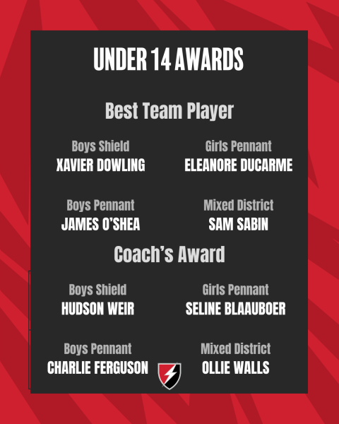 2025 - Award Winners - U14