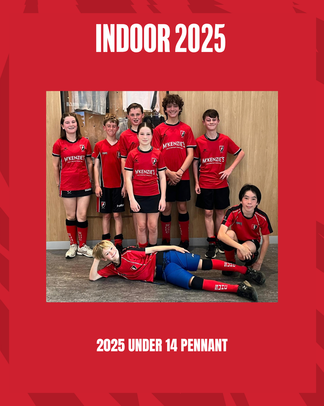 2027 teams for WEBSITE not social media - 2025 INDOOR U14 PENNANT