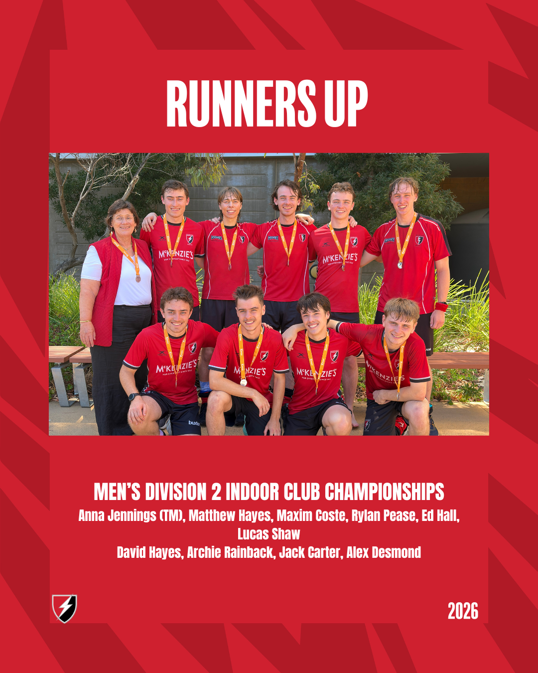 2025 Indoor Club Championships Men Div 2