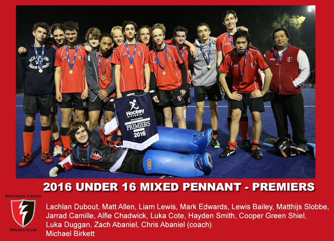 2016 Outdoor U16 Mixed Pennant