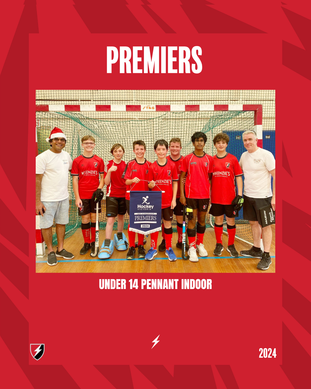 2024 Indoor Under 14 Pennant Premiers