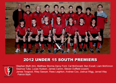 2012 outdoor u15 south