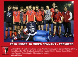 2016 Outdoor U16 Mixed Pennant