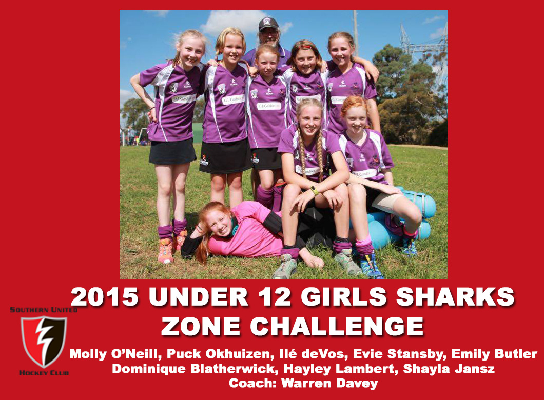 2015 Junior Sharks Under 12 Girls Zone Challenge