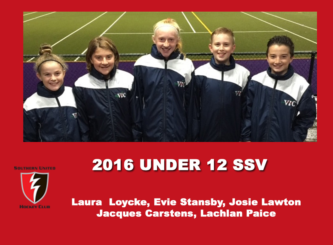 2016 Junior Vic Under 12 SSV