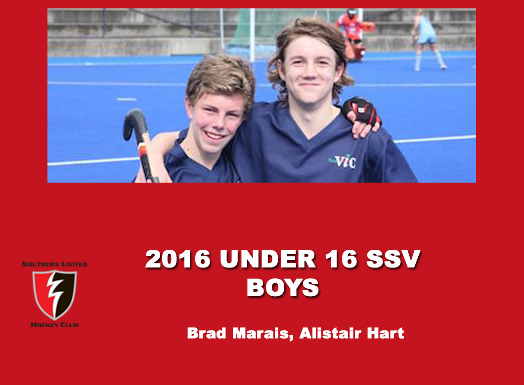 2016 Junior Vic Under 16 SSV Boys