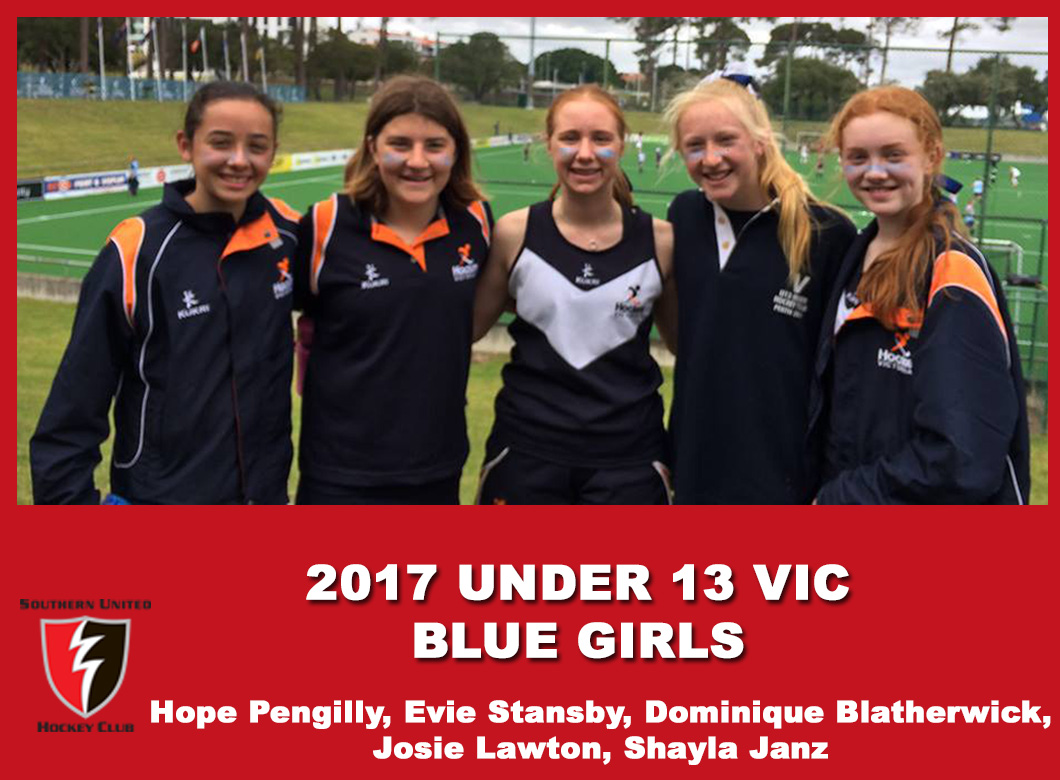 2017 Junior Vic Under 13 Blue Girls