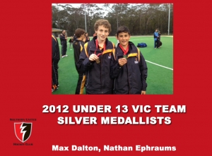 2012 Junior Outdoor Vic Under 13 Boys