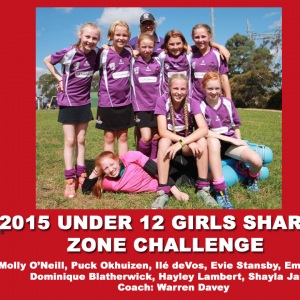 2015 Junior Sharks Under 12 Girls Zone Challenge