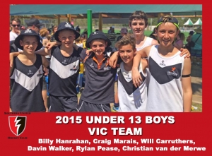 2015 3 Junior Outdoor U13 Boys