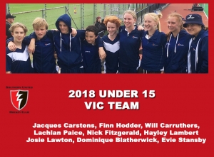 2018 Junior Vic Under 15