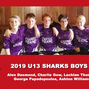 2019 Junior Sharks Under 13 Boys
