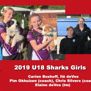 2019 Junior Sharks Under 18 Girls