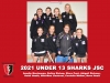 2021 Junior Sharks Under 13 Girls