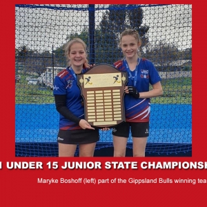 2021 Junior Bulls Under 15 Girls