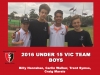 2016 Junior Vic Under 15 boys