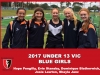 2017 Junior Vic Under 13 Blue Girls